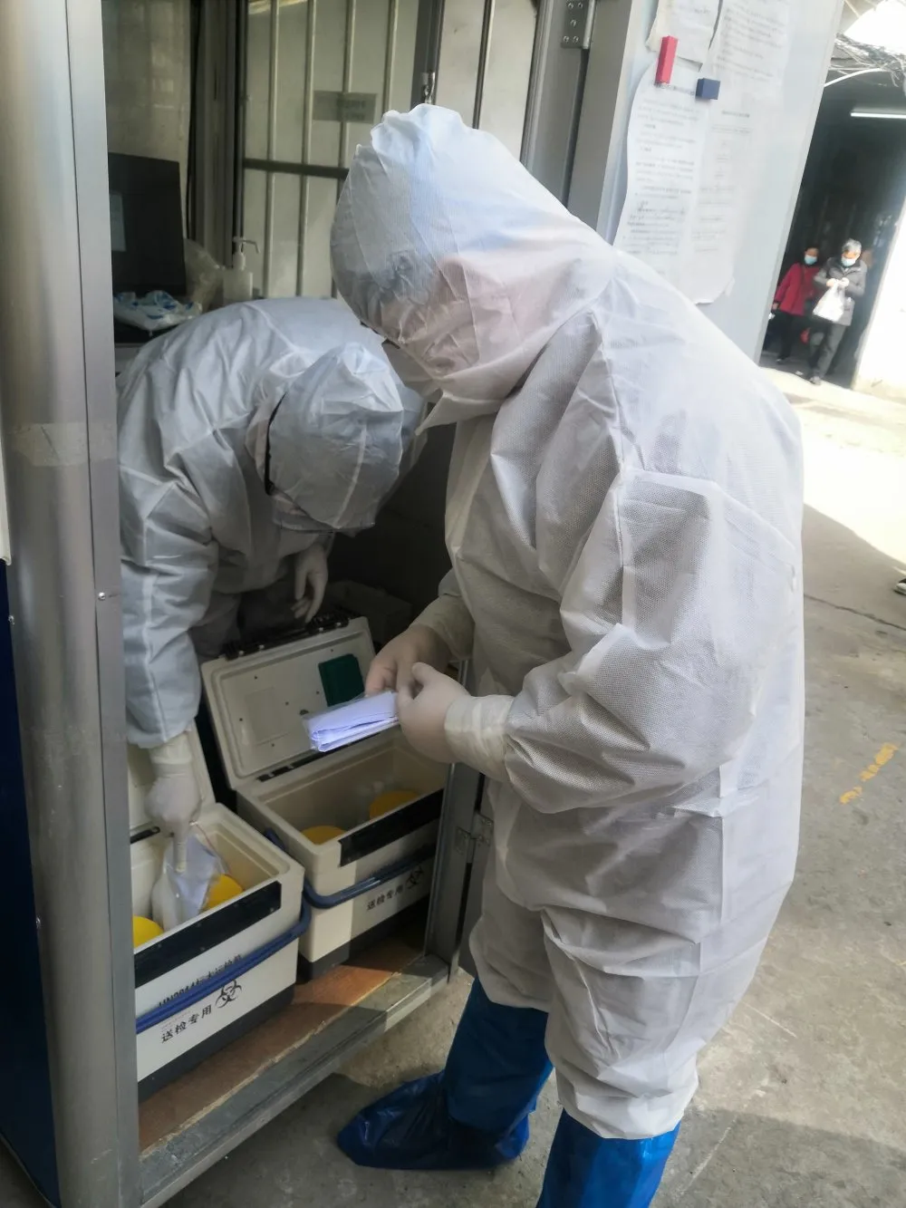 2025澳门原料网站开展赣通码核酸检测登记平台使用和采样演练